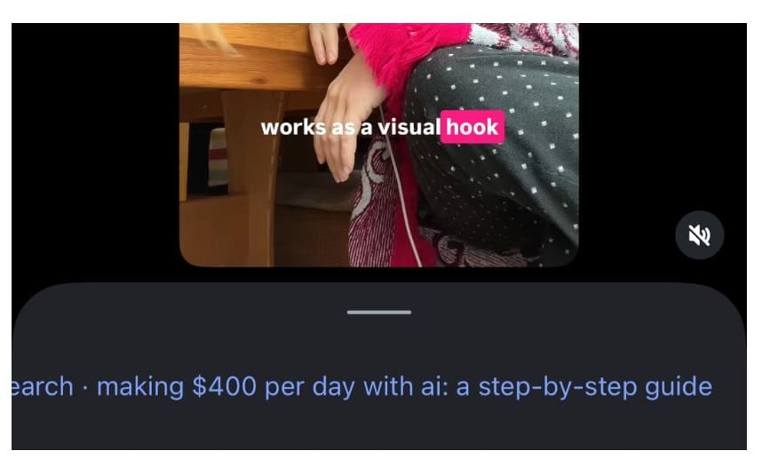 Screenshot Example of How Instagram SEO Can Go Wrong