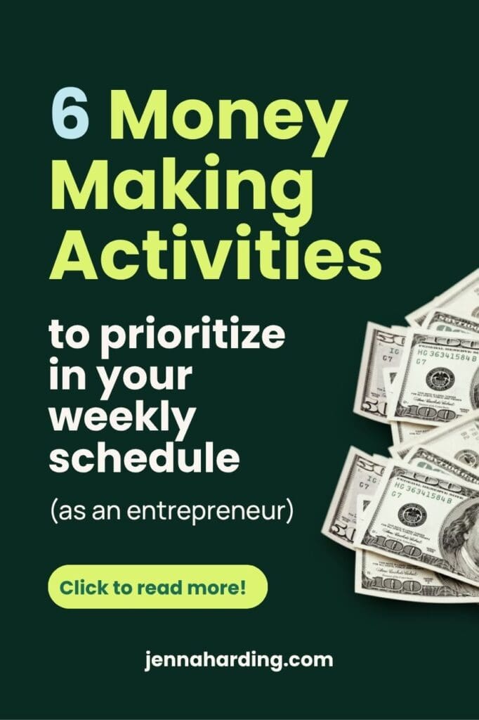 Pinterest Pin Image for the Income Generating Activities Blog Post | Jenna Harding 